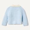 imageAmazon Essentials x Sofia Grainge Unisex Toddlers and Babies Peter Pan Collar Sweater JacketPale Blue