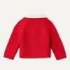 imageAmazon Essentials x Sofia Grainge Unisex Toddlers and Babies Peter Pan Collar Sweater JacketRed