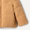 imageAmazon Essentials x Sofia Grainge Unisex Toddlers and Babies Teddy Puffer JacketCamel