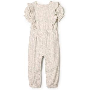 imageAmazon Essentials x Sofia Grainge Toddlers and Baby Girls Ruffle RomperPale Pink Sketch Floral