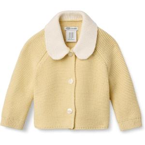 imageAmazon Essentials x Sofia Grainge Unisex Toddlers and Babies Peter Pan Collar Sweater JacketButter Yellow