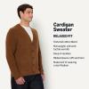 imageAmazon Essentials Demis Pick Mens RelaxedFit Cotton Blend CardiganCaramel Heather