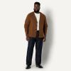imageAmazon Essentials Demis Pick Mens RelaxedFit Cotton Blend CardiganCaramel Heather