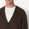 imageAmazon Essentials Demis Pick Mens RelaxedFit Cotton Blend CardiganChocolate Heather