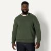 imageAmazon Essentials Demis Pick Mens RelaxedFit Cotton Blend Textured Crewneck Pullover SweaterDark Olive