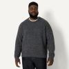 imageAmazon Essentials Demis Pick Mens RelaxedFit Faux Mohair Crewneck Pullover SweaterCharcoal Heather