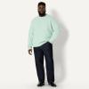 imageAmazon Essentials Demis Pick Mens RelaxedFit Faux Mohair Crewneck Pullover SweaterPastel Green
