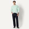imageAmazon Essentials Demis Pick Mens RelaxedFit Faux Mohair Crewneck Pullover SweaterPastel Green