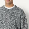 imageAmazon Essentials Demis Pick Mens RelaxedFit MultiColor Heavyweight Crewneck Pullover SweaterBlack Marl