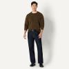 imageAmazon Essentials Demis Pick Mens RelaxedFit MultiColor Heavyweight Crewneck Pullover SweaterDark Brown Marl