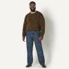 imageAmazon Essentials Demis Pick Mens RelaxedFit MultiColor Heavyweight Crewneck Pullover SweaterDark Brown Marl