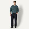 imageAmazon Essentials Demis Pick Mens RelaxedFit MultiColor Heavyweight Crewneck Pullover SweaterDark Teal Green Marl