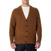 imageAmazon Essentials Demis Pick Mens RelaxedFit Cotton Blend CardiganCaramel Heather