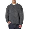 imageAmazon Essentials Demis Pick Mens RelaxedFit Faux Mohair Crewneck Pullover SweaterCharcoal Heather