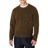 imageAmazon Essentials Demis Pick Mens RelaxedFit MultiColor Heavyweight Crewneck Pullover SweaterDark Brown Marl