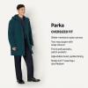 imageAmazon Essentials Demis Pick Mens Modern OversizedFit Heavyweight Parka JacketDark Teal Green
