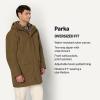 imageAmazon Essentials Demis Pick Mens Modern OversizedFit Heavyweight Parka JacketDark Tobacco Brown