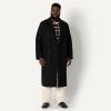 imageAmazon Essentials Demis Pick Mens RelaxedFit Double Breasted Wool Blend Longline TopcoatBlack