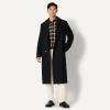 imageAmazon Essentials Demis Pick Mens RelaxedFit Double Breasted Wool Blend Longline TopcoatBlack