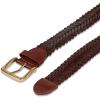 imageAmazon Essentials Mens Fully Adjustable Braided BeltBrown