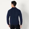 imageAmazon Essentials Mens Long Sleeve Regular Fit Knit Polo SweaterNavy