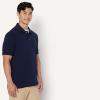 imageAmazon Essentials Mens Regular Fit Interlock Polo ShirtNavy