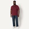 imageAmazon Essentials Mens Regular Fit Interlock Polo ShirtRich Burgundy