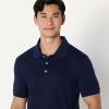 imageAmazon Essentials Mens Slim Fit Interlock Polo ShirtNavy