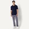 imageAmazon Essentials Mens Slim Fit Interlock Polo ShirtNavy