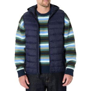 imageAmazon Essentials Mens Lightweight WaterResistant Hooded Puffer VestNavy