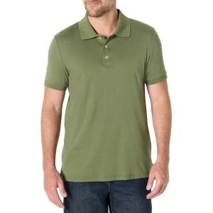 imageAmazon Essentials Mens Slim Fit Interlock Polo ShirtDark Olive