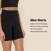 imageAmazon Essentials Womens Active FormFlex Buttery Soft High Waist Yoga Biker ShortsBlack