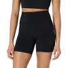 imageAmazon Essentials Womens Active FormFlex Buttery Soft High Waist Yoga Biker ShortsBlack