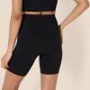 imageAmazon Essentials Womens Active FormFlex Buttery Soft High Waist Yoga Biker ShortsBlack