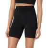 imageAmazon Essentials Womens Active FormFlex Buttery Soft High Waist Yoga Biker ShortsBlack