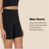 imageAmazon Essentials Womens Active FormFlex Buttery Soft High Waist Yoga Biker ShortsBlack