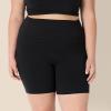 imageAmazon Essentials Womens Active FormFlex Buttery Soft High Waist Yoga Biker ShortsBlack