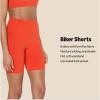 imageAmazon Essentials Womens Active FormFlex Buttery Soft High Waist Yoga Biker ShortsBright Red