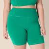 imageAmazon Essentials Womens Active FormFlex Buttery Soft High Waist Yoga Biker ShortsEmerald Green