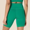 imageAmazon Essentials Womens Active FormFlex Buttery Soft High Waist Yoga Biker ShortsEmerald Green