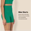 imageAmazon Essentials Womens Active FormFlex Buttery Soft High Waist Yoga Biker ShortsEmerald Green