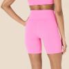 imageAmazon Essentials Womens Active FormFlex Buttery Soft High Waist Yoga Biker ShortsFlamingo Pink