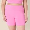 imageAmazon Essentials Womens Active FormFlex Buttery Soft High Waist Yoga Biker ShortsFlamingo Pink