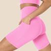 imageAmazon Essentials Womens Active FormFlex Buttery Soft High Waist Yoga Biker ShortsFlamingo Pink