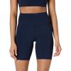 imageAmazon Essentials Womens Active FormFlex Buttery Soft High Waist Yoga Biker ShortsNavy