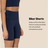 imageAmazon Essentials Womens Active FormFlex Buttery Soft High Waist Yoga Biker ShortsNavy