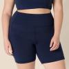 imageAmazon Essentials Womens Active FormFlex Buttery Soft High Waist Yoga Biker ShortsNavy