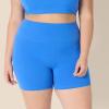 imageAmazon Essentials Womens Active FormFlex Buttery Soft High Waist Yoga Biker ShortsOcean Blue