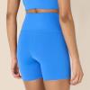 imageAmazon Essentials Womens Active FormFlex Buttery Soft High Waist Yoga Biker ShortsOcean Blue