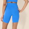imageAmazon Essentials Womens Active FormFlex Buttery Soft High Waist Yoga Biker ShortsOcean Blue